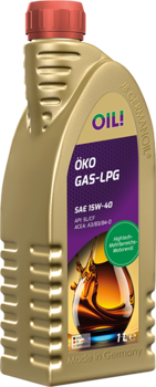 Öko Gas-LPG SAE 15W-40 (Mineralisches Ganzjahres-/Mehrbereichsmotorenöl) Öko Gas-LPG SAE 15W-40 (Mineralisches Ganzjahres-/Mehrbereichsmotorenöl)
