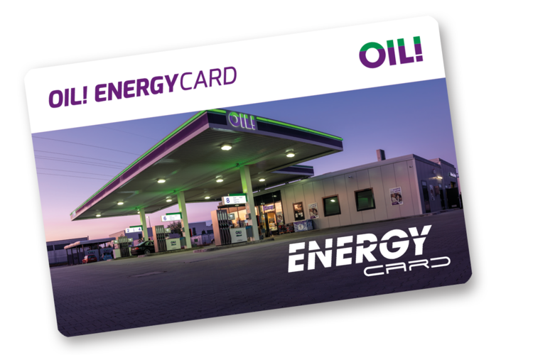 Die EnergyCard von OIL! Tankstellen